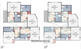 神奈川県横浜市南区弘明寺町字山下【アパート】の間取り