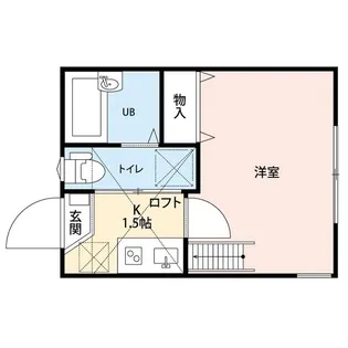 レイディアンス東山田【2階】の間取り