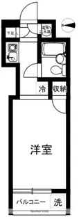 エヴェナール横浜【1階】の間取り