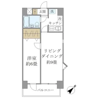 プラス・ワン横浜【10階】の間取り