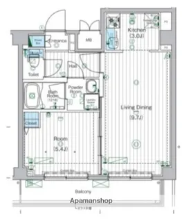 MAXIV宮崎台【5階】の間取り