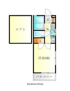 ラフィール汐入【1階】の間取り