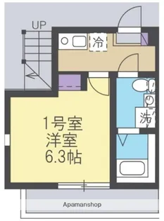 コンフォールⅡ三ツ境【2階】の間取り