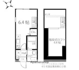 ハーミットクラブハウス追浜IIA棟【1階】の間取り