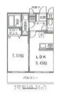 グランドール青葉【4階】の間取り