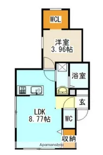 メゾンドルミエール【2階】の間取り