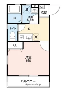 CIEL BLEU南林間【1階】の間取り