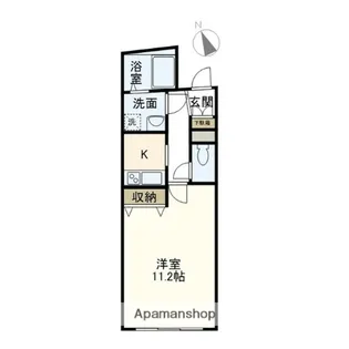 エストコート【1階】の間取り