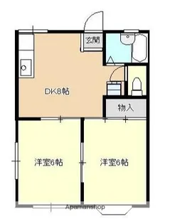 ドミールKⅡ【1階】の間取り