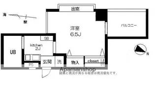 ジュネパレス平塚第一【7階】の間取り