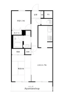 レクセル保土ヶ谷【3階】の間取り