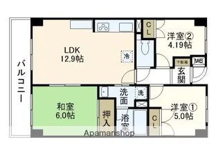 サニーヒル【2階】の間取り