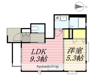 オレンジ・テラス【1階】の間取り