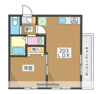 レジデンス戸塚【2階】の間取り