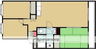 ハイツ崇善【5階】の間取り