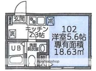 ベラルーナ保土ヶ谷【1階】の間取り