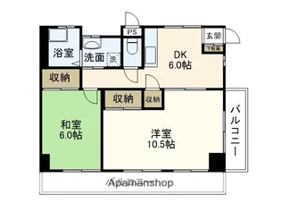 コートパル戸塚【3階】の間取り