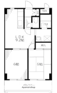 ドミールT.S【3階】の間取り