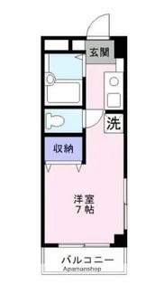 ファーストシティ六会【1階】の間取り