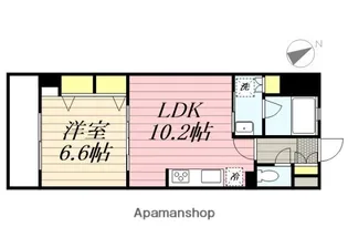 グランデュールⅢ江ノ島【4階】の間取り