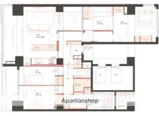 アマックス横浜【14階】の間取り