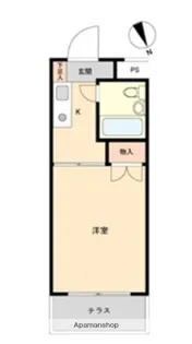 ハイタウン多摩川ナンバー2【1階】の間取り