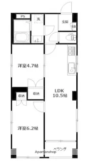 エルキャピタン保土ヶ谷【4階】の間取り