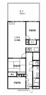 神奈川県横浜市緑区北八朔町【マンション】の間取り