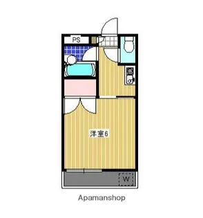 三栄ハイツⅡ【3階】の間取り