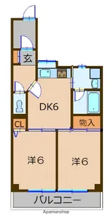 ライオンズマンション天王町第3【5階】の間取り