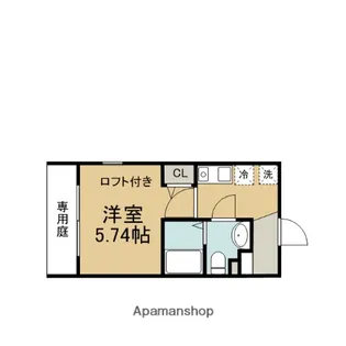 レベアス片瀬江ノ島 WEST【1階】の間取り