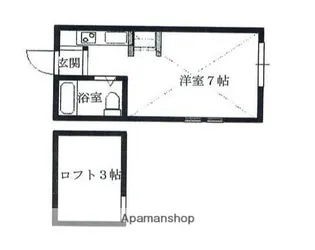 VILLA港南台【2階】の間取り