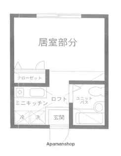 ハーミットクラブハウス鶴ヶ峰D棟【1階】の間取り