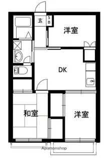 サニーセゾン東永谷E【2階】の間取り