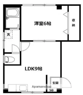 西渕ビル【3階】の間取り
