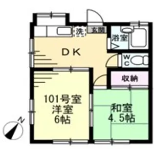 ヴェルメゾン【1階】の間取り