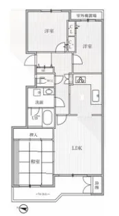 T’S GARDEN横浜反町【3階】の間取り