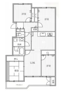 T’S GARDEN横浜反町【4階】の間取り