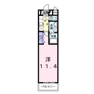 ソレイユK【3階】の間取り