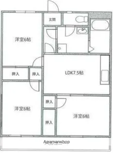 エトワール湘南【4階】の間取り