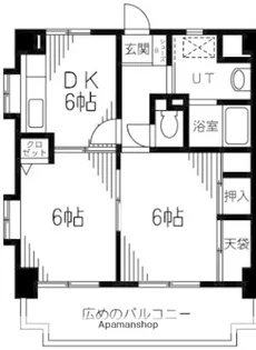 アクシスあざみ野【3階】の間取り