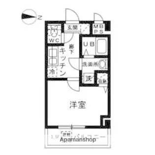 YAMATE【2階】の間取り