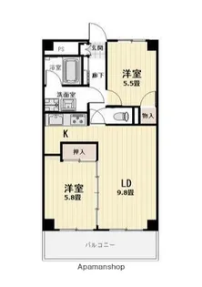 リヴィエール久里浜【9階】の間取り