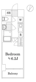 GENOVIA阪東橋ⅡSKYGARDEN【9階】の間取り