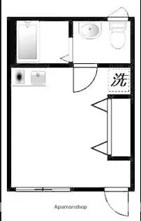 1Rの間取り画像