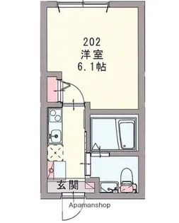 レジディス横浜南【1階】の間取り