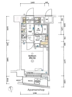 SHOKEN RESIDENCE横浜山手【5階】の間取り