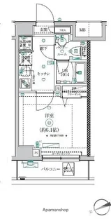 RELUXIA横濱弘明寺【7階】の間取り