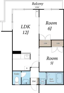 ベル・ドミール【4階】の間取り