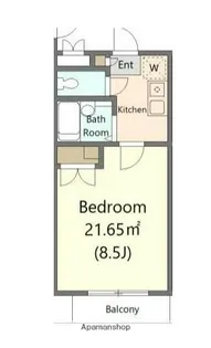 アヴェニール本厚木【1階】の間取り